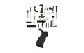 XTS AR15 COMPLETE LOWER PARTS KIT