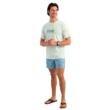 Huk Script Short Sleeve Tee Pale Algae Heather 2XL