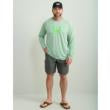 Huk Icon Crew Long Sleeve Shirt Fog Green XL