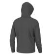 Huk Huk'd Up Logo Long Sleeve Hoodie Volcanic Ash 2XL