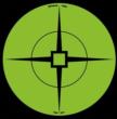 Birchwood Casey Targets 6" Green Target Spots 10/ct