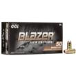 CCI Blazer Brass Handgun Ammunition .40 S&W 165 gr FMJ 1050 fps 50/ct