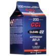 CCI Clean-22 Suppressor Rimfire Ammunition .22 LR 45 gr LRN 1000 fps 200/ct