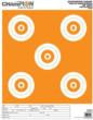 Champion Shotkeeper Targets White & Orange 5 Bull Large 12/Pack