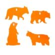 Impact Steel 4-Pack Animal Targets Rimfire