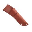 Bear & Son Ergonomic Caper Fixed Knife 2-1/2" Clip Point Blade Stag Delrin with Leather Sheath