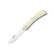 Bear & Son Locking Farmhand Folding Knife 2-3/4" Drop Point Blade White Smooth Bone