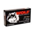 Wolf WPA Military Classic Rifle Ammunition .223 Rem 55 gr FMJ 3241 fps 20/ct