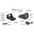 Crimson Trace CT RAD Pro - Green Reflex Sight for Full Size Pistols