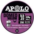 Hatsan Apolo Domed Hollow Air Rifle Pellets 22 Cal 14.6 gr 250/ct