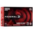 Federal American Eagle Rifle Ammunition .300 AAC Blackout 220 gr OTM 1000 fps 20/rd
