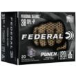 Federal Personal Defense Punch Handgun Ammunition .38 Spl(+P) 120 gr JHP 1000 fps 20/ct
