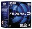 Federal Top Gun Sporting Shotshells 20 ga 2-3/4" 7/8 oz 1250 fps #8 25/ct