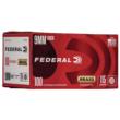 Federal Champion Training Handgun Ammunition 9mm Luger 115 gr FMJ 1125 fps 100/ct