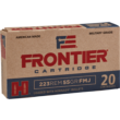 Hornady Frontier Rifle Ammunition .223 Rem 55 gr FMJ 3240 fps 500/ct Case (25-20/ct)