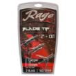 Rage Black Series Broadheads 2" 100 gr 3/ct
