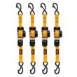 Muddy Retractable Ratchet Straps 1"x10 ft Orange 4/ct