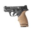 Hogue OverMolded Rubber Grip Extension Base Pad for S&W M&P Bodyguard 2.0 12rd Magazines FDE