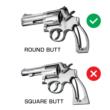 Hogue OverMolded Rubber Tamer Conversion Monogrip S&W K/L/N/X/Z-Frame Revolvers Round Butt FDE