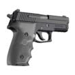 Hogue Overmolded Rubber Grip Handgun Grips for Sig Sauer P228/P229 Slate Grey with Finger Grooves