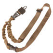 TacShield Shock Sling Single Point with Double QRB 1.25" Coyote