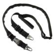 TacShield Warrior 2n1 Padded Sling with HK Snap Hook 1.25" Black