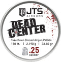 JTS PELLETS DEAD CENTER 25 CAL