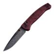 Hogue Mysto Folder Knife 3-2/5 Drop Point Blade Fire Redstone