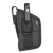 Bulldog Extreme Handgun Holster with Belt Loop and Clip for Mini Semi-Autos with 2" Barrel and Laser Black Ambi