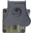 Bulldog Max Multi-Fit Polymer Holster w/ Paddle-Transparent Green RH