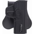 Bulldog Rapid Release Polymer Holster with Paddle Fits Glock 17 22 & 31 Gen 1 2 3 4 Black RH