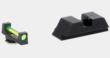 Ameriglo Green Fiber .115 FRONT Black REAR for Glock Gen5 17-19-19X-26-34-45
