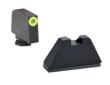 Ameriglo Tritium Tall Sights for all Glock Models except 42 43 -Green Tritium Lime Green Lumi Outline