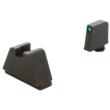 Ameriglo 4XL Tritium Night Sight Set for Glock Green Front Black