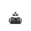 Ameriglo Trooper Tritium Handgun Sight Set for S&W M&P (Excludes .22/.380/Shield/EZ/Pro) Green Rear Green with LumiGreen Front