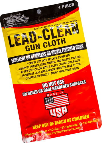 PRO SHOT LEAD CLEAN GUN CLOTH