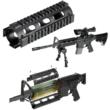 Leapers UTG PRO Model 4/AR15 Car Length Drop-in Quad Rail Black