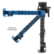 Leapers UTG Big Bore Full Stability Bipod 9"-14" Center Height Black