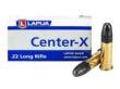 Lapua Center-X Rimfire Ammunition .22 LR 40 gr LRN  1073 fps 50ct