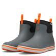 LaCrosse Mens Alpha Deck Boot 6" Grey/Orange Size 11