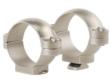 Leupold 2-Piece STD Windage Adjustable Steel Rings 1" Low Silver