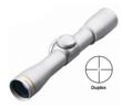 BLEMISHED Leupold FX-II Handgun Scope - 4x28mm Duplex Reticle Silver