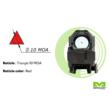 Meprolight M22 Self-Illuminated Reflex Sight Red MOA Triangle Black