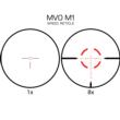Meprolight MVO Rifle Scope 1-8x28 34mm FFP M1 MRAD Illum Black