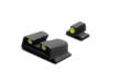 Meprolight Smith & Wesson Tru-Dot Night Sight Set - TD M&P Full Size Compact. 9mm .40 Fixed Set Green