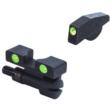 Meprolight Tru-Dot Self Illuminated Adjustable Pistol Sight Green Front Green Rear