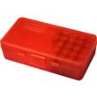 MTM Ammo Box Clear Red