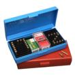 MTM .17 /.22 Rimfire Ammo Box 100/tray Blue