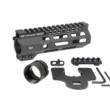 Midwest Industries Combat Rail One Piece Free Float M-LOK Handguard 6" Black