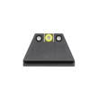 Night Fision Suppressor Height Night Sight Set Yellow Front Black Back for Glock